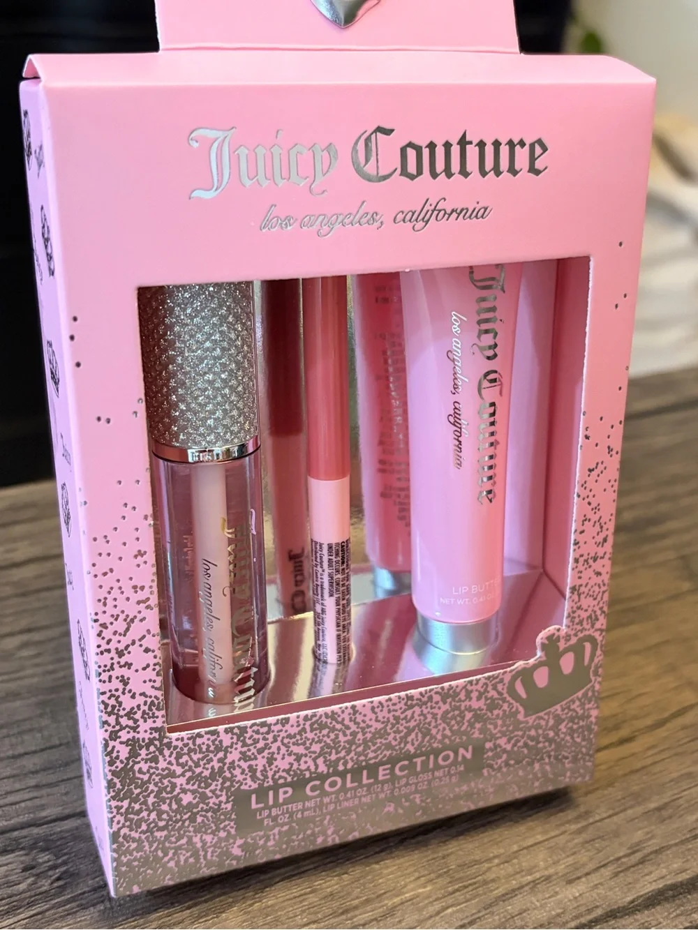 Juicy Couture Pink Lip Collection - Gloss, Butter & Liner Trio